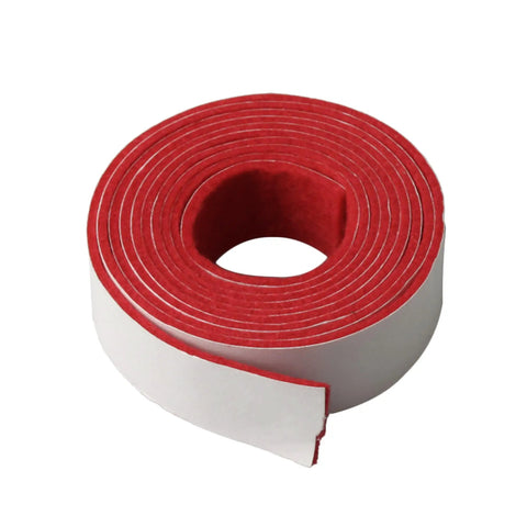 Red and white replacement piano spring rail felt for keyboard maintenance premium pressed felt for piano repair in a roll