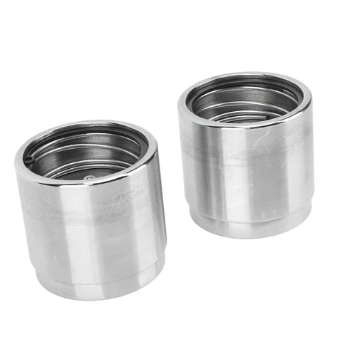 2 Pack Trailer Wheel Bearing Protectors With Dust Covers Stainless Steel Universal Bearing Caps Fit 1.98 Inch Hub Diameter For Boats RVs ATVs Snowmobiles Beefed Up Protection Keeps Bearings Clean And Lubed On Rough Roads