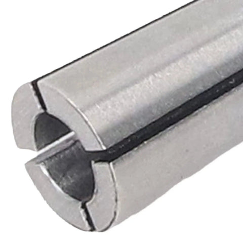 Close-up of a cemented carbide drill collet from the Top Grade Lathe Chuck And Tool Holder Collet Set For Milling Machines With 4MM Diameter.