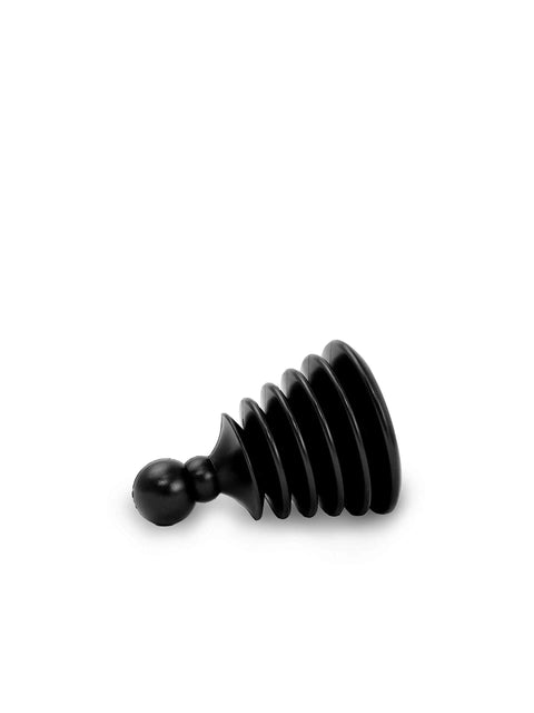 Mighty Tiny Plunger For Tight Spaces And Small Drains, Perfect For Bathroom And Kitchen Sinks, RVs And More, Patent Pending Black