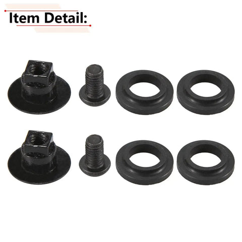 Two Sets Of Rear Window Latch Bolts Nuts And Screws For Toyota Sienna GSL ASL 2003 To 2017 Year Direct Fit Replacement