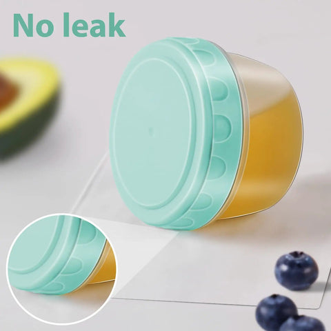 Leakproof Salad Dressing Containers To Go With Lids 6 Pack 2.7 Oz Small Sauce Jars For Lunch Box