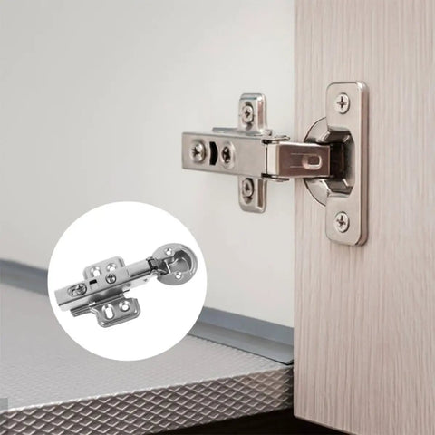 Stainless Steel Soft Closing Cabinet Hinges With Quiet Operation For Kitchen Cabinets And Frameless Doors, Self Closing Damper