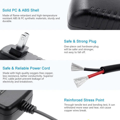 AC Adapter For FrSky Taranis X9D Plus Telemetry Radio Transmitter, Worldwide 100-240V Power Charger details and features