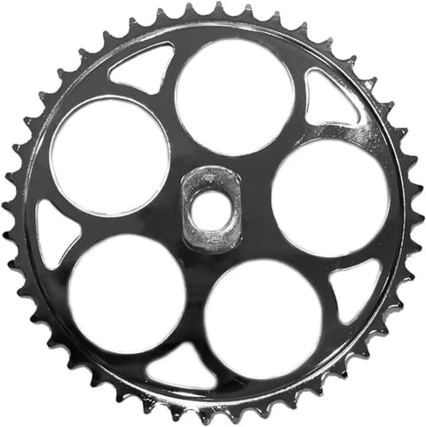 44T sprocket from 2 Inch Cup Bottom Bracket Conversion Kit For Bikes Converts One Piece Crank To Three Piece Includes 200mm Axle 36T And 44T Sprockets With 165mm Arm Cruiser Frame Compatible Silver Finish