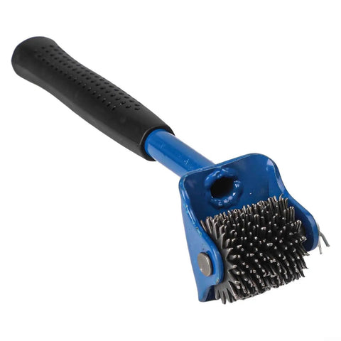 Top Shelf Seven One Half Inch Grinding Wheel Dresser With No Sweat Straight Handle Bench Grinder Correction Tool To Restore Worn Abrasive Wheels For Killer Shop Floor Performance In Blue, featuring a steel spur tip.