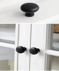 Brushed Nickel Cabinet Knobs And Pulls For Drawers And Closet Doors Fingerprint Resistant Durable Kitchen And Bathroom Cabinet Hardware Upgrade With Easy Grip Handles shown on white cabinets