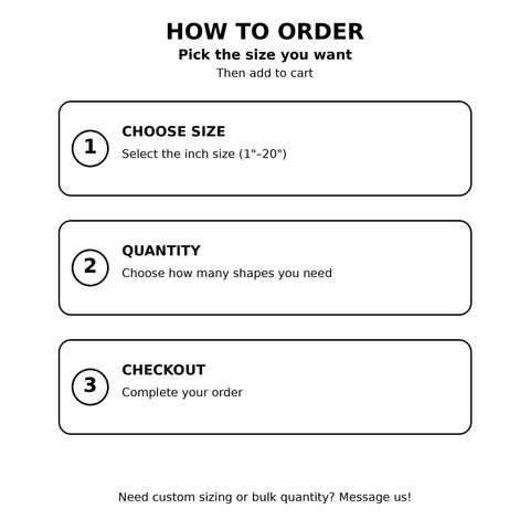 How to order instructions for Unfinished Wood Anchor 4 Inch Shape, Paintable Baltic Birch Nautical Wall Decor.