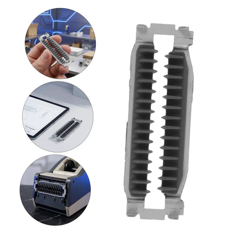Automatic Tape Cutter Guide Plate Replacement For Metal Tape Machines Easy Install Spare Part For Warehouse And Packaging Prevents Jams Pro Grade Boosts Packing Line Productivity And Workflow, metal guide plate