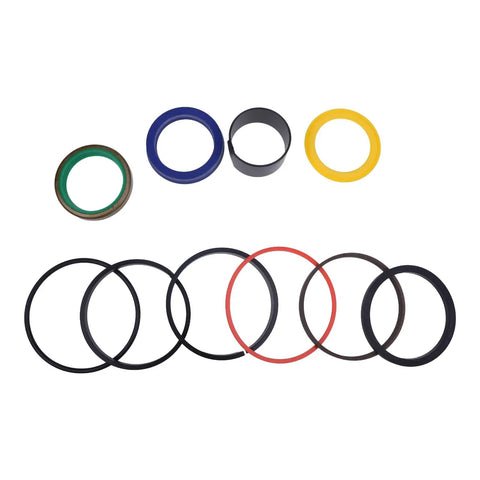 Heavy Duty Hydraulic Stabilizer Cylinder Seal Kit G109460 Compatible With Case 580D includes various rubber and polymer seals.