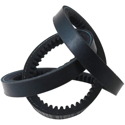 Drive Belt Replacement 12 X 728 4L Tooth HA for Earthquake 20015 Tiller Cultivator, black toothed belt structure shown