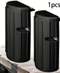 Boat Dock Fender Guard And Side Protector, Tough PVC Inflatable Shield For Dock Edge, 1 unit, black installed on dock edge