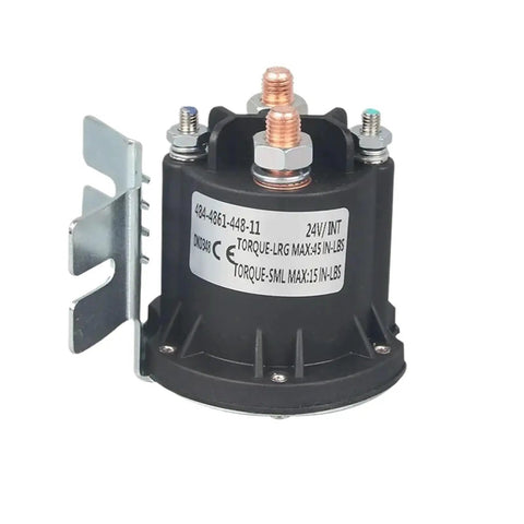 Heavy Duty Forklift Relay Start Switch And Electric Stacker Oil Pump Contactor with metal bracket, 24V electrical component.