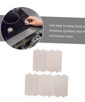 5 Pack Mica Sheets For Microwave Oven Insulation and Waveform Plate Replacement displayed with application use