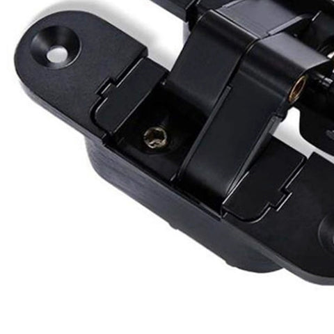 Three Dimensional Invisible Door Hinges For Wood Doors And Cabinets Concealed Cross Hinge With 180 Degree Inside And Outside Opening Black Finish