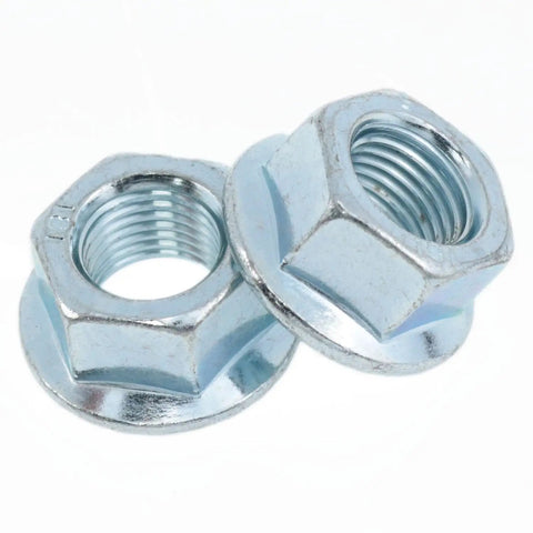 M12 Electric Bicycle Wheel Lock Nuts And Safety Washers Set For E Bike Hub Motors, silver, compact, lightweight, 8-piece