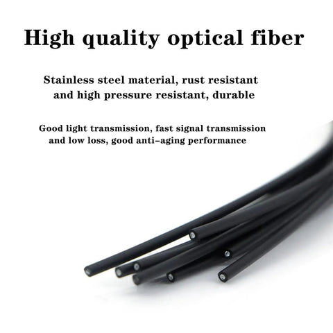 High quality optical fiber cables for precise sensing, stainless steel, rust resistant, durable, featured for industrial use.
