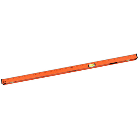 Hefty 48 To 80 Inch Telescoping Box Beam Level With Lock Tight Extension showcased on a white background for precise measurements.