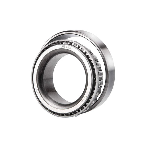 XiKe trailer bearing kit component, steel with inner/outer races and rollers, silver metal
