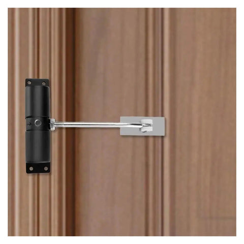 Spring Loaded Self Closing Gate Hinges For Gardens And Fences With Quiet Soft Closing Weatherproof Black Outdoor Gate Hardware Durable