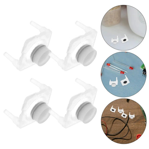 Set of four clear silicone push button switches for 40 Piece Silicone Push Button Switch Replacement Keypad Membrane for Home DIY.
