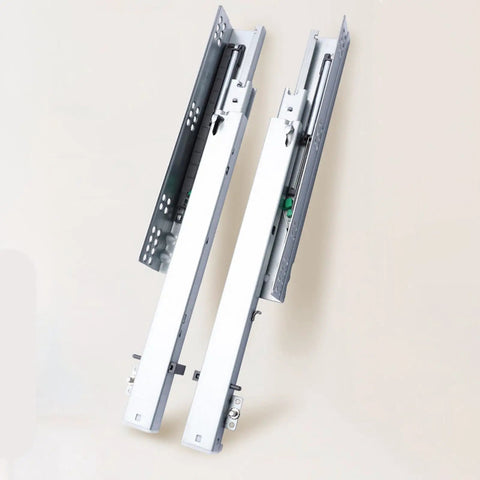 Undermount Drawer Slides With Soft Close And Hidden Rails, Built Tough Heavy-Duty Cold Rolled Steel, Full Extension 14-Inch