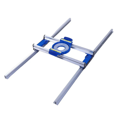Router Sled For Woodworking With Precise Planing Aluminum Alloy Jig, Smooth Guide Rail, Low Friction Slider, And Safety Lock Buckle