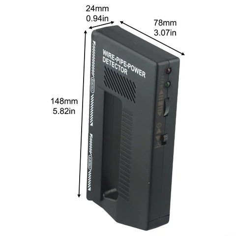 Solid Pick Handheld Wire Pipe Power Detector And Stud Finder Wall Scanner, compact size 148x78x24 mm, made of durable ABS.