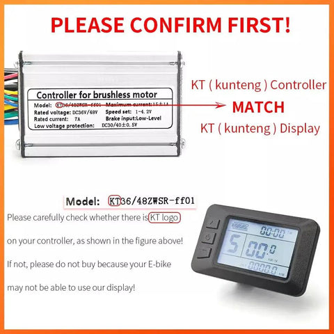 Dope Waterproof LCD Bicycle Display Meter For E Bikes With Waterproof Connector And USB Charge Port, KT controller image