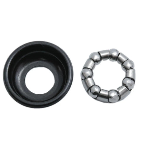 Four Pack Bicycle Rear Hub Cups Three Eighths Inch Ball Bearing Retainer For Mountain Road And Training Bikes Carbon Steel