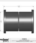 Diagram of Polyurethane Rod End Bushing Kit For Custom Builds Fits 5/8 Inch Bolts And 3/4 Inch Thread 4 Bar Ends