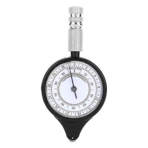 Outdoor Map Measuring Wheel Handheld Distance Calculator for Hiking and Mapping, compact design with dial, silver and black finish.
