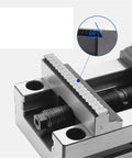 Heavy Duty 4 5 Axis Self Centering Pneumatic Vise For Precision Cnc Machining with 60-degree angle detail and measurement scale.