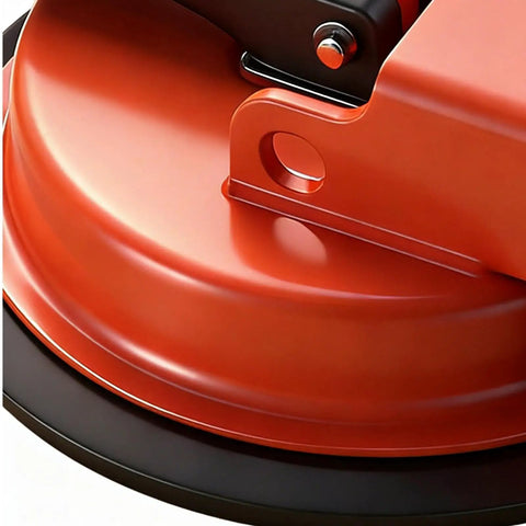 Close-up of Pro Grade Floor Leveling Tool With Vacuum Suction Cup For Precise Laminate And Tile Repairs No Slip DIY Friendly Quick Fix For Plank Installations In Bathroom Kitchen And Living Room showing suction cup detail.