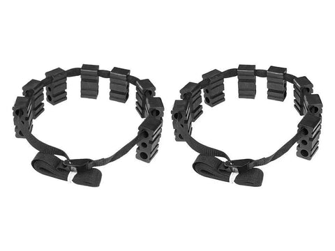 Tree Saver Block Kit For Zip Line Dual Tree Setup With Adjustable Straps, 16 Heavy Duty Nylon Blocks Protect Bark From Cable
