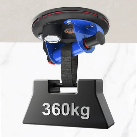 Heavy Duty Glass Lifting Suction Cups 2 Pack, 8 Inch Tile Vacuum Tool With Barometer Display lifting 360kg weight