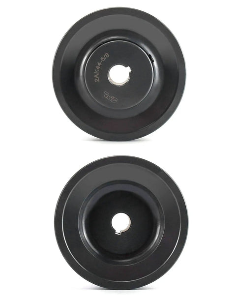 Double Groove Web Sheave 4.25 Inch Outer Diameter 5/8 Inch Bore For V Belt A 3L And 4L Belts Cast Iron Beefy Heavy Duty Pulley