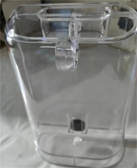 Clear plastic water tank with cover for J620 Capsule Coffee Machine Replacement Accessory