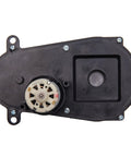 Slick 24V 390 Steering Gearbox With Motor For Kiddos Electric Ride On Cars Hassle Free Drop In Replacement Upgrade For Remote Control Toy Vehicles Quick Swap, black plastic housing with RS390 motor.