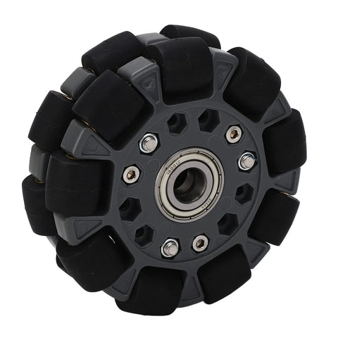 100mm omni wheel for robots, providing 360-degree movement and precise control for robotics projects and educational use.