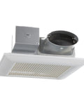 Whisper Quiet Dual Speed Ceiling And Wall Mount Bathroom Exhaust Fan With DC ECM Motor And SmartFlow Technology, 4 inch duct view