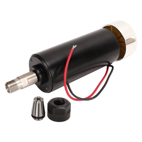 Powerful 500W 52mm CNC Spindle Motor With ER11 Collet For Milling And Engraving Machines 48V DC 12000 RPM Ultra Precise 0.01 to 0.03mm Runout