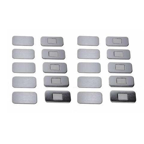 No Drill Magnetic Cabinet Door Catch With Adhesive Backing Stainless Steel Closure Magnet For Kitchen Cabinets 20 Strong Magnets