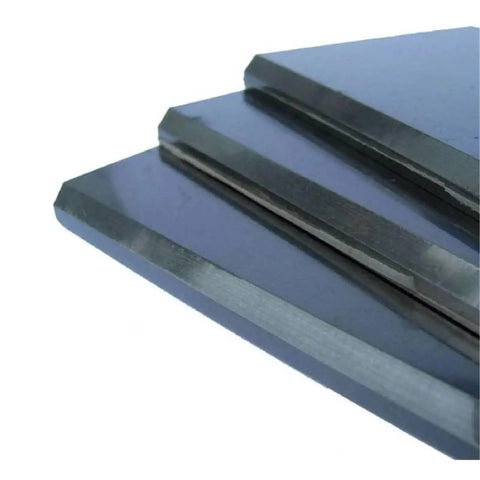 Close-up of Graphite Vane For Fuel Pump And Vacuum Pump White Pro Grade Graphite Vane Block High Efficiency Wear Resistant