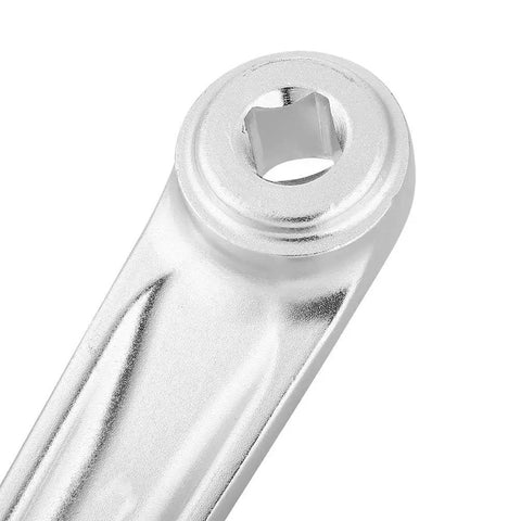 Lightweight 170mm Left Crank Arm For Mountain Bikes Aluminum Alloy 7.1 Ounces Crankset with diamond hole design close-up