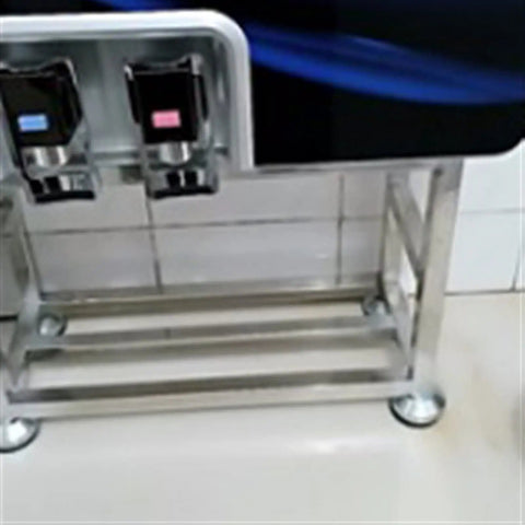 Tough As Nails Adjustable Leveling Feet Four Pack Heavy Duty Carbon Steel Supports for machinery under a beverage dispenser.