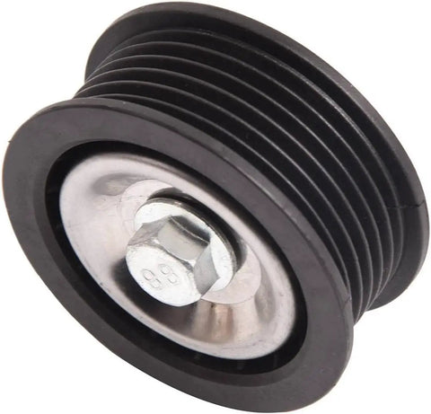 Top Rated Car Drive Belt Idler Pulley 25288-25001 view showing durable rubber and metal design for vehicle performance.