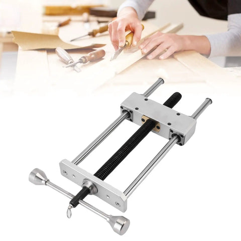 Heavy Duty Inertia Table With Double Link Clamp For Woodworking Bench, alloy steel construction, designed for CNC machining projects.