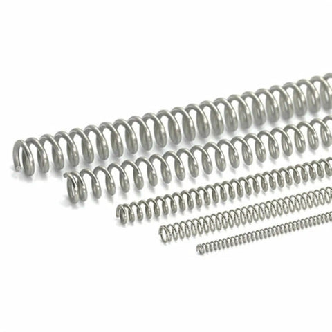 Dope Compression Springs Kit For DIY Projects And Repairs, Two 304 Stainless Steel Springs, various sizes lined up