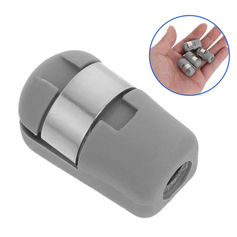 Hydraulic Rod Spring Connector With 10mm Hole And M6 Threaded Hole 4 Pack Plastic Wear Resistant Heavy Duty Spring Loaded Adapters, grey